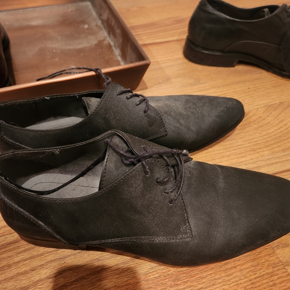 Aldo Black Men's Oxfords - Picture 2 of 3